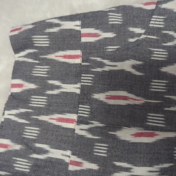 PASSION LILIE  "Betty" Ikat Chambray Shorts ~ NWT - Picture 7 of 13